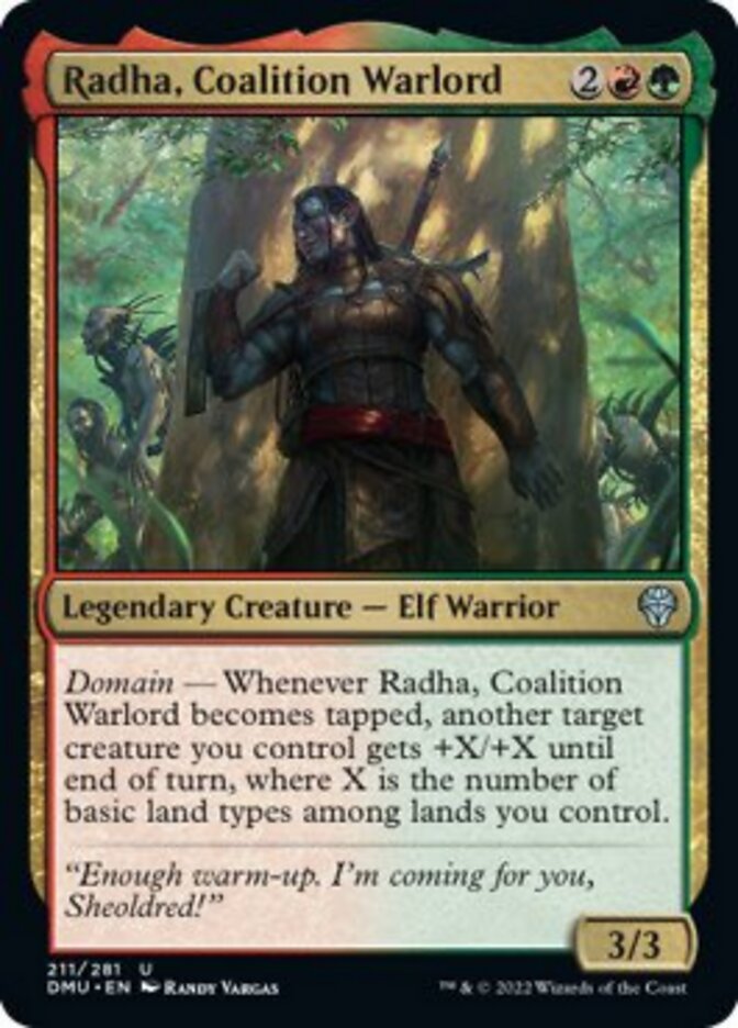 Radha, Coalition Warlord [Dominaria United] | Play N Trade Winnipeg