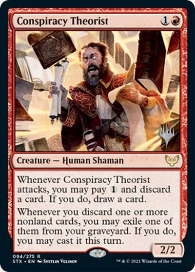 Conspiracy Theorist (Promo Pack) [Strixhaven: School of Mages Promos] | Play N Trade Winnipeg