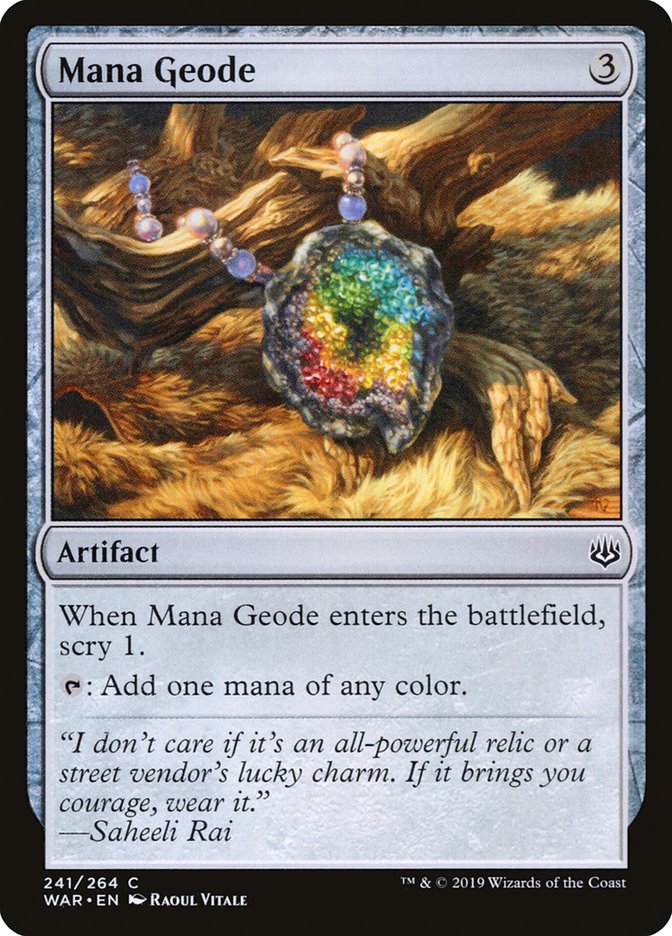 Mana Geode [War of the Spark] | Play N Trade Winnipeg