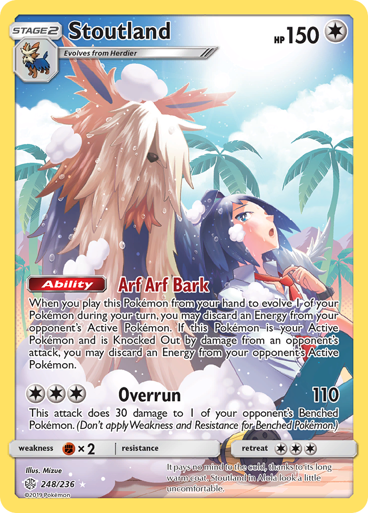 Stoutland (248/236) [Sun & Moon: Cosmic Eclipse] | Play N Trade Winnipeg