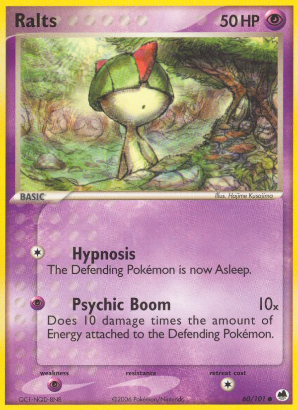 Ralts (60/101) [EX: Dragon Frontiers] | Play N Trade Winnipeg