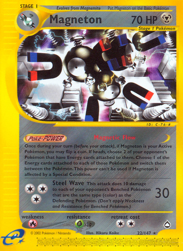 Magneton (22/147) [Aquapolis] | Play N Trade Winnipeg