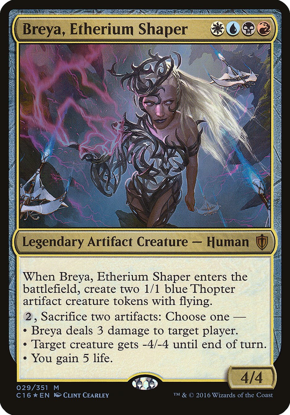 Breya, Etherium Shaper (Oversized) [Commander 2016 Oversized] | Play N Trade Winnipeg