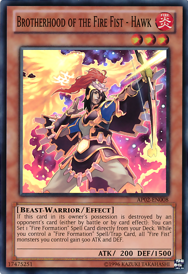 Brotherhood of the Fire Fist - Hawk [AP02-EN008] Super Rare | Play N Trade Winnipeg