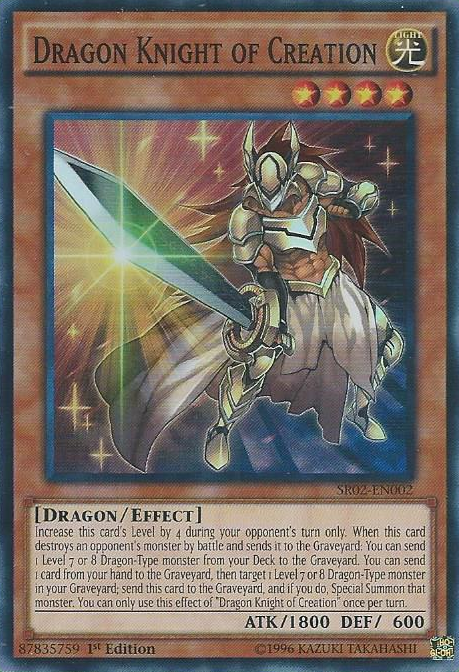 Dragon Knight of Creation [SR02-EN002] Super Rare | Play N Trade Winnipeg