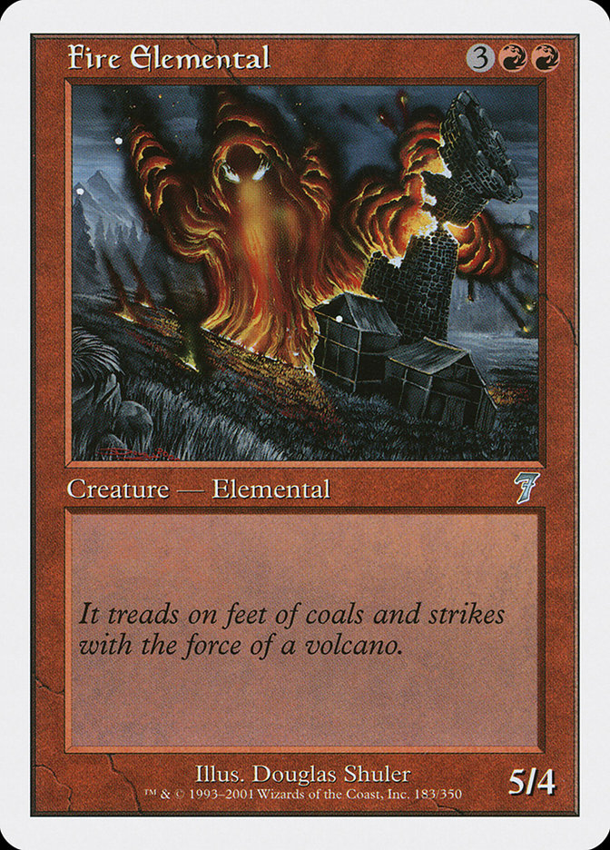 Fire Elemental [Seventh Edition] | Play N Trade Winnipeg