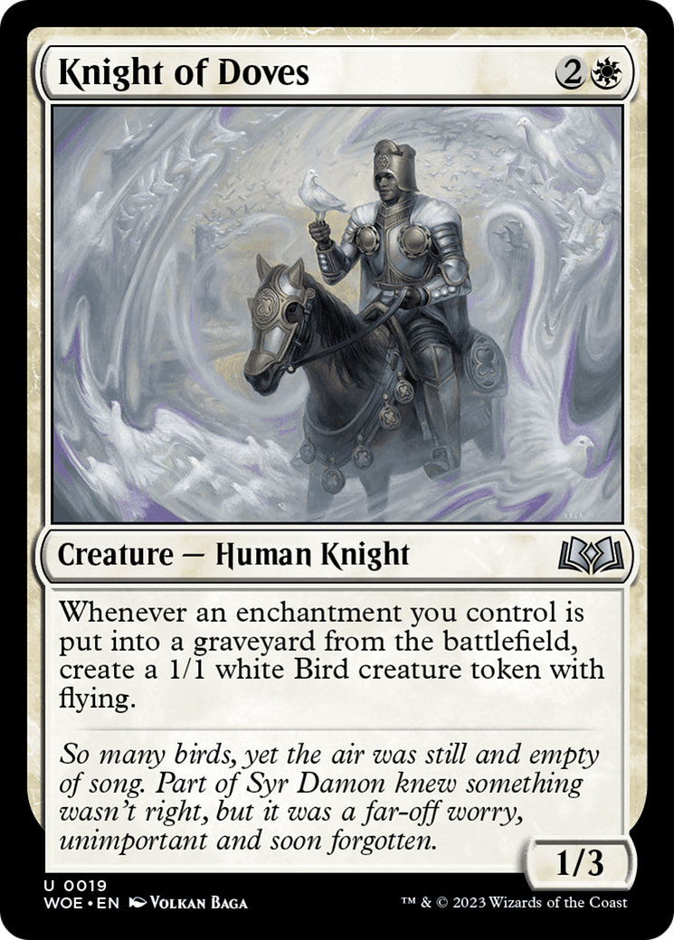 Knight of Doves [Wilds of Eldraine] | Play N Trade Winnipeg