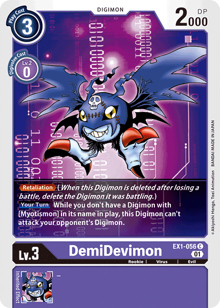 DemiDevimon [EX1-056] [Classic Collection] | Play N Trade Winnipeg