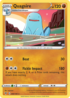 Quagsire (084/185) [Sword & Shield: Vivid Voltage] | Play N Trade Winnipeg