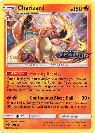 Charizard (SM158) (Staff) [Sun & Moon: Black Star Promos] | Play N Trade Winnipeg