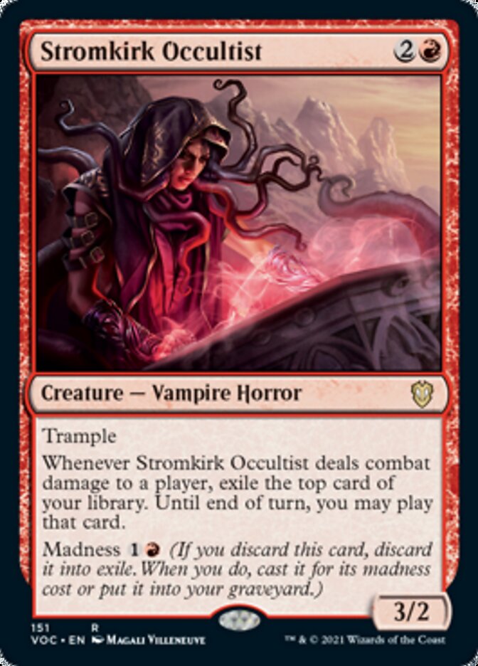 Stromkirk Occultist [Innistrad: Crimson Vow Commander] | Play N Trade Winnipeg