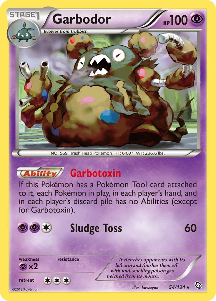 Garbodor (54/124) [Black & White: Dragons Exalted] | Play N Trade Winnipeg