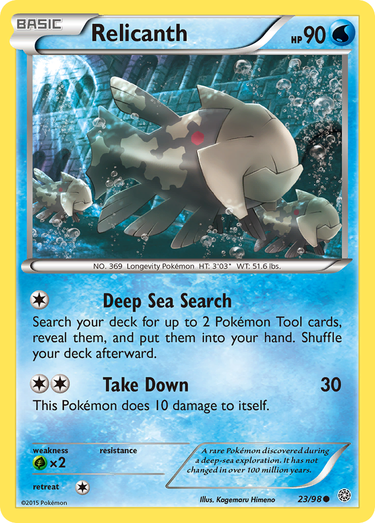 Relicanth (23/98) [XY: Ancient Origins] | Play N Trade Winnipeg