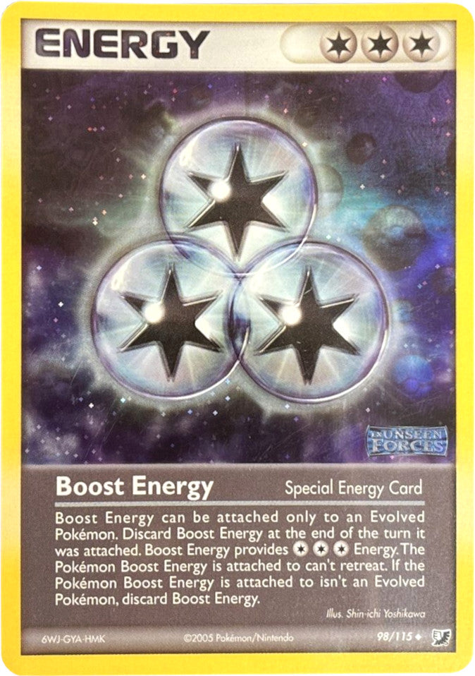 Boost Energy (98/115) (Stamped) [EX: Unseen Forces] | Play N Trade Winnipeg