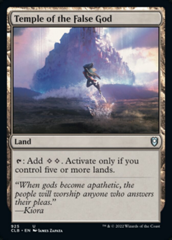 Temple of the False God [Commander Legends: Battle for Baldur's Gate] | Play N Trade Winnipeg