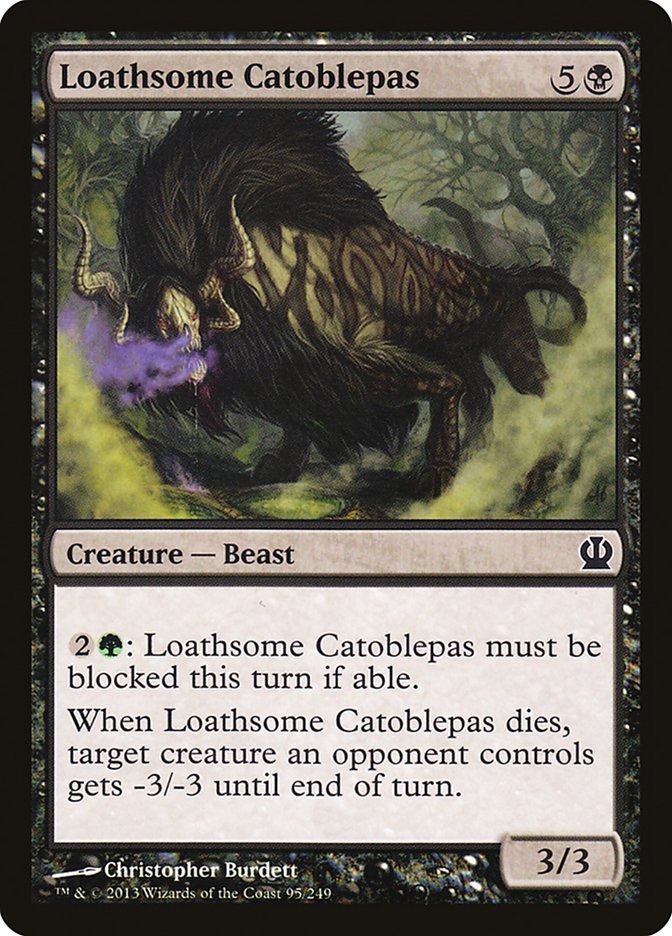 Loathsome Catoblepas [Theros] | Play N Trade Winnipeg