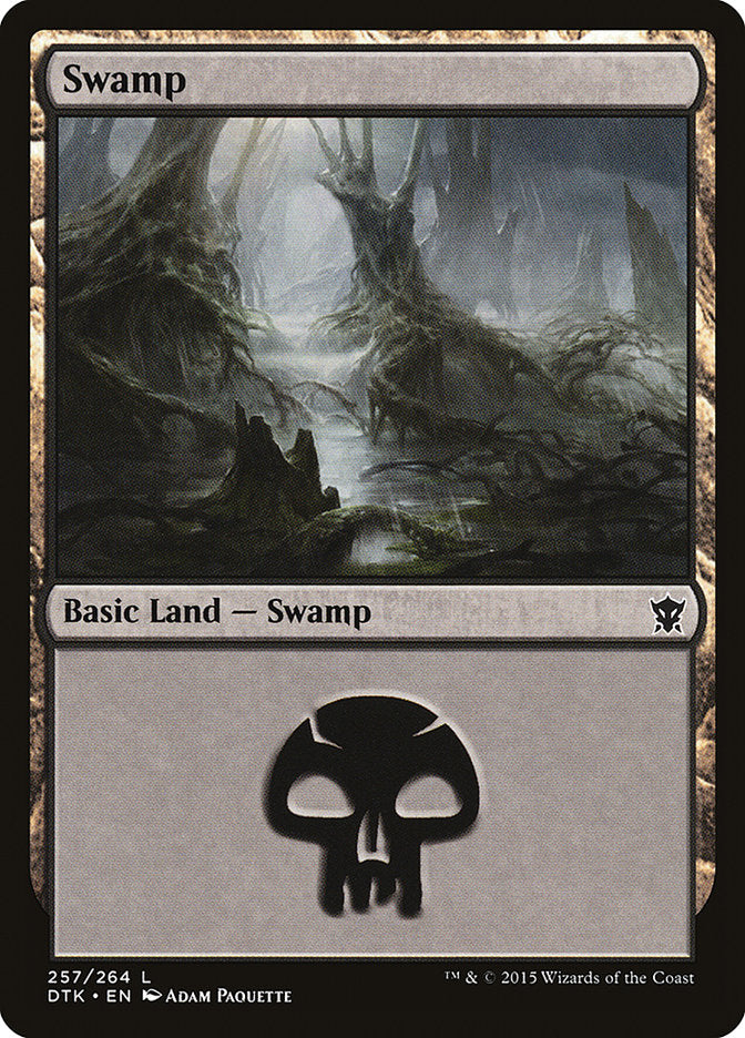 Swamp (257) [Dragons of Tarkir] | Play N Trade Winnipeg