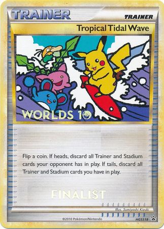 Tropical Tidal Wave (HGSS18) (Finalist) [HeartGold & SoulSilver: Black Star Promos] | Play N Trade Winnipeg