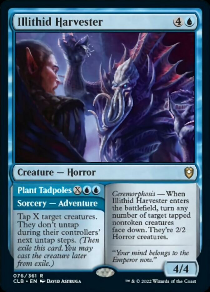 Illithid Harvester // Plant Tadpoles [Commander Legends: Battle for Baldur's Gate] | Play N Trade Winnipeg