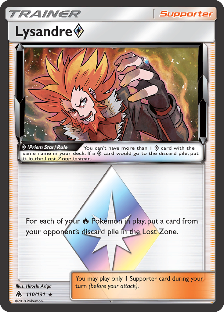 Lysandre (110/131) (Prism Star) [Sun & Moon: Forbidden Light] | Play N Trade Winnipeg