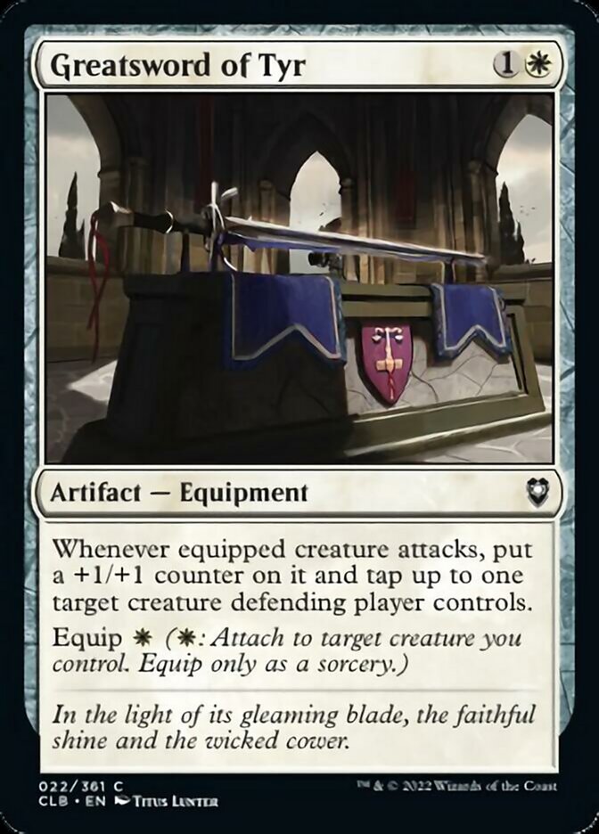 Greatsword of Tyr [Commander Legends: Battle for Baldur's Gate] | Play N Trade Winnipeg