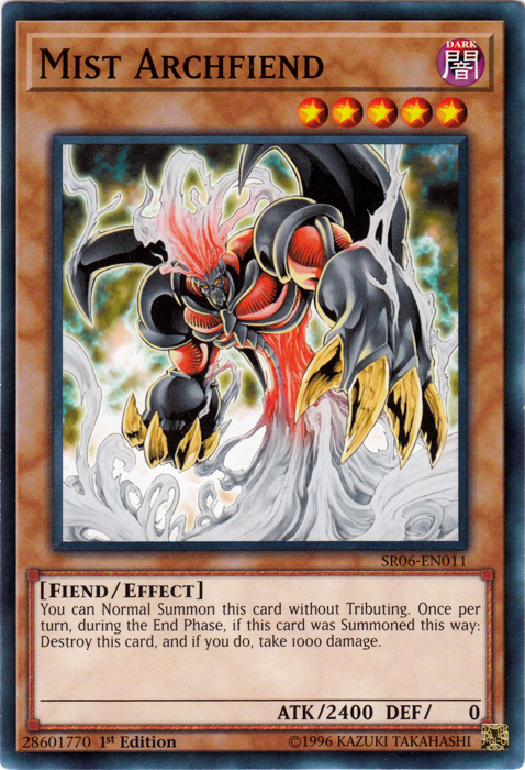 Mist Archfiend [SR06-EN011] Common | Play N Trade Winnipeg