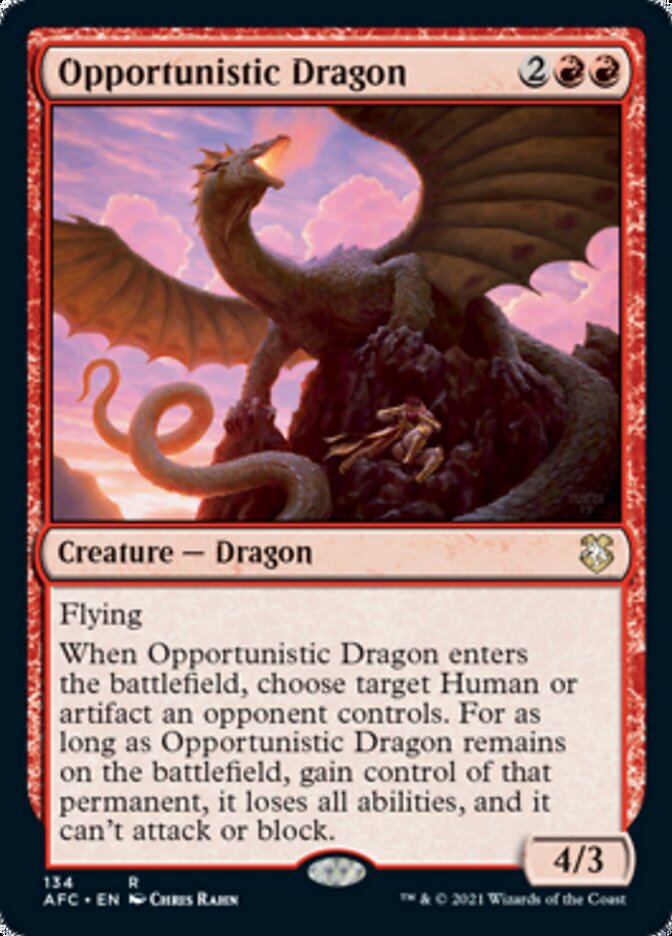 Opportunistic Dragon [Dungeons & Dragons: Adventures in the Forgotten Realms Commander] | Play N Trade Winnipeg