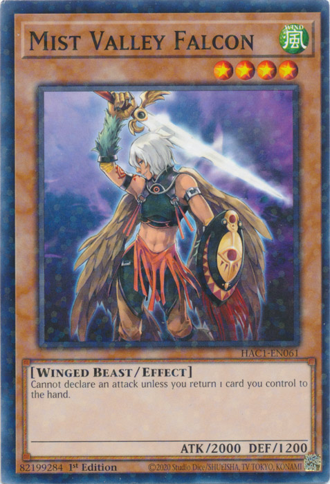 Mist Valley Falcon (Duel Terminal) [HAC1-EN061] Common | Play N Trade Winnipeg