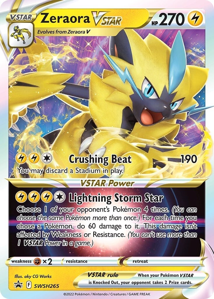 Zeraora VSTAR (SWSH265) [Sword & Shield: Black Star Promos] | Play N Trade Winnipeg