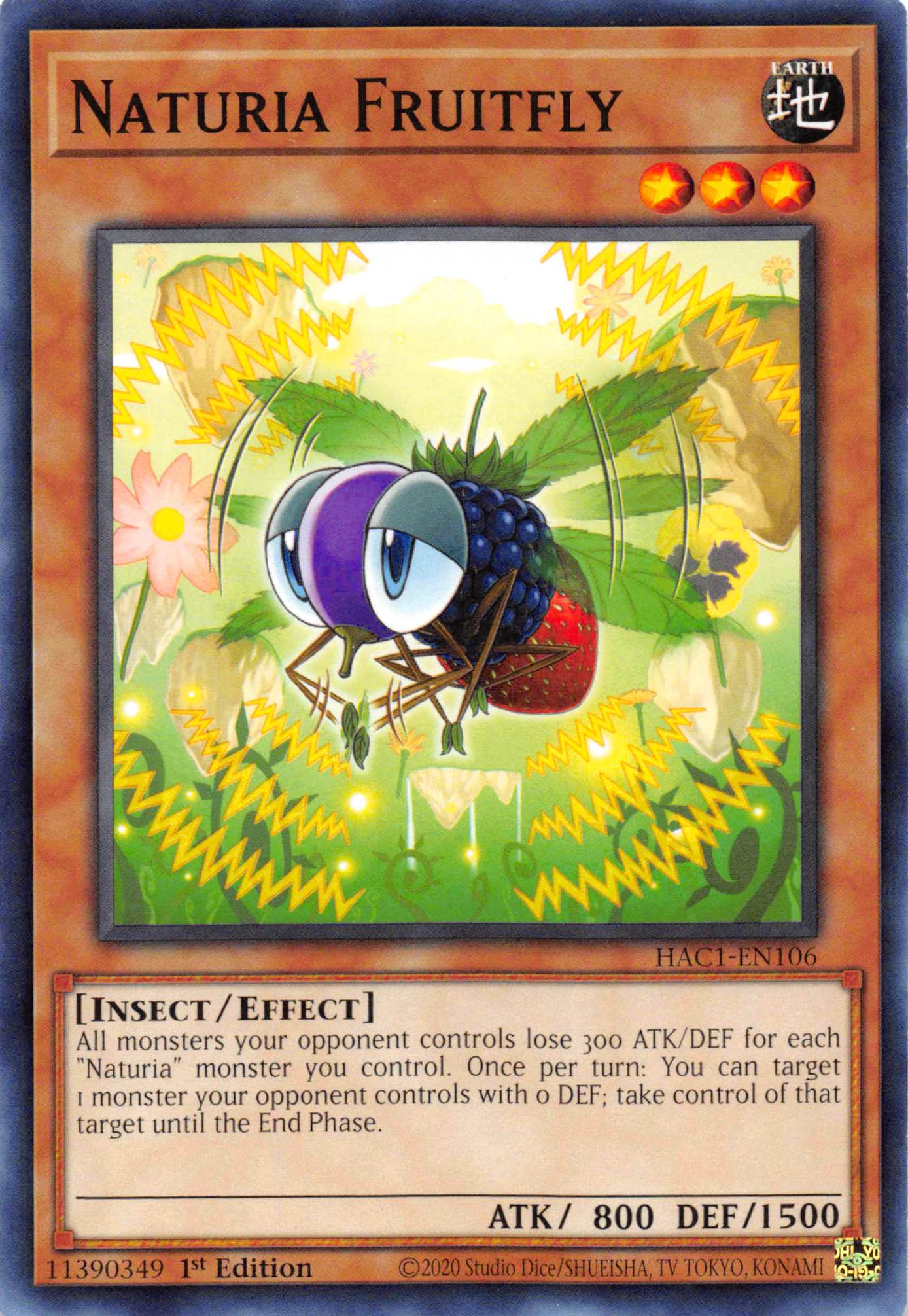 Naturia Fruitfly [HAC1-EN106] Common | Play N Trade Winnipeg