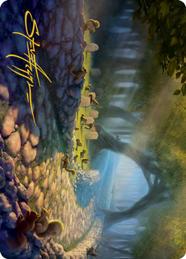 Squirrel Sanctuary Art Card (Gold-Stamped Signature) [Modern Horizons 2 Art Series] | Play N Trade Winnipeg