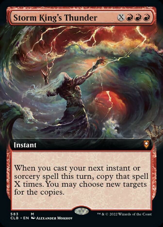 Storm King's Thunder (Extended Art) [Commander Legends: Battle for Baldur's Gate] | Play N Trade Winnipeg