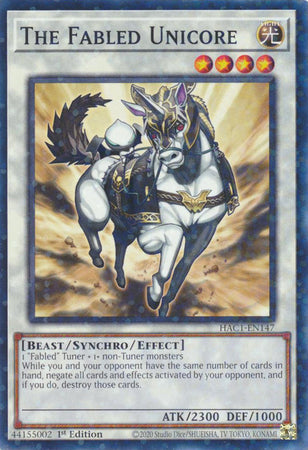 The Fabled Unicore (Duel Terminal) [HAC1-EN147] Common | Play N Trade Winnipeg