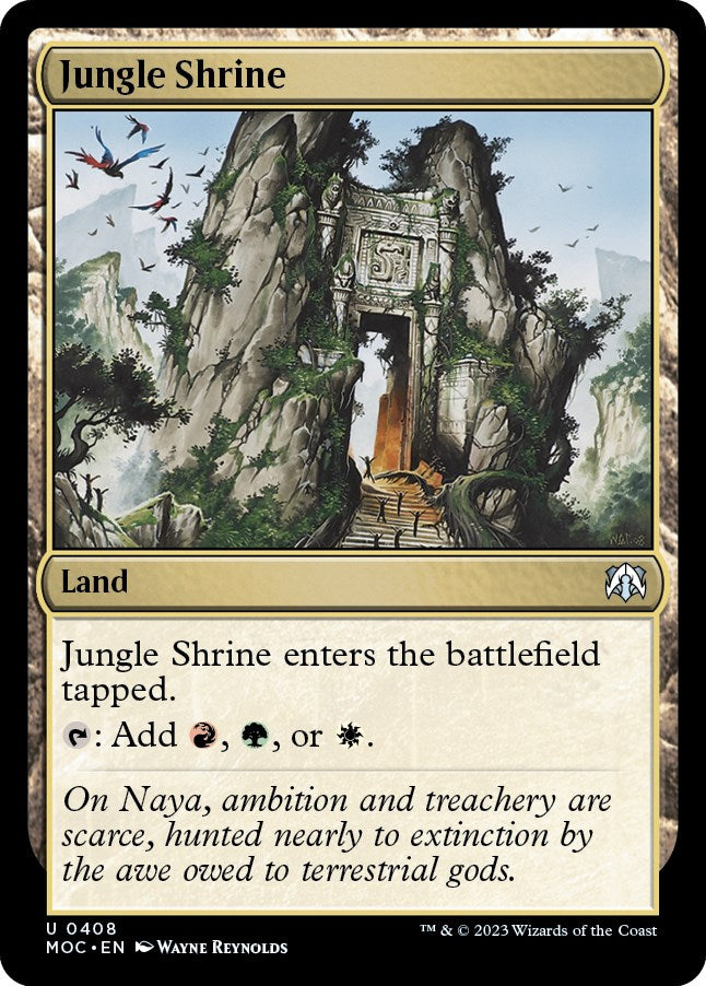 Jungle Shrine [March of the Machine Commander] | Play N Trade Winnipeg