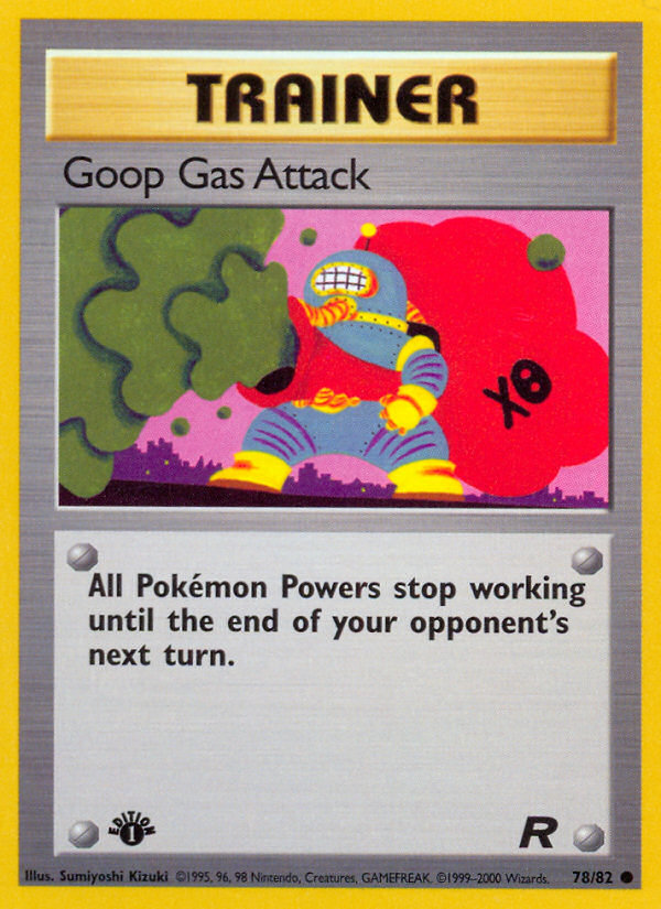 Goop Gas Attack (78/82) [Team Rocket 1st Edition] | Play N Trade Winnipeg