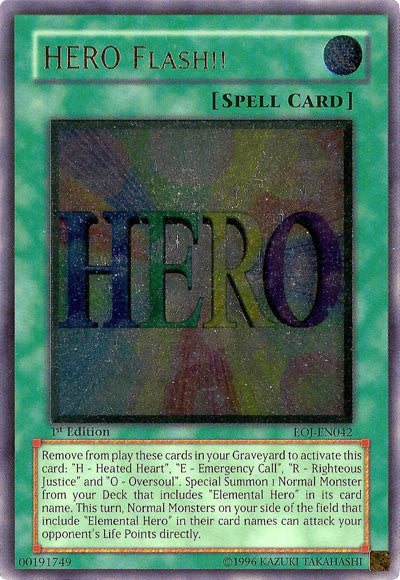 HERO Flash!! [EOJ-EN042] Ultimate Rare | Play N Trade Winnipeg