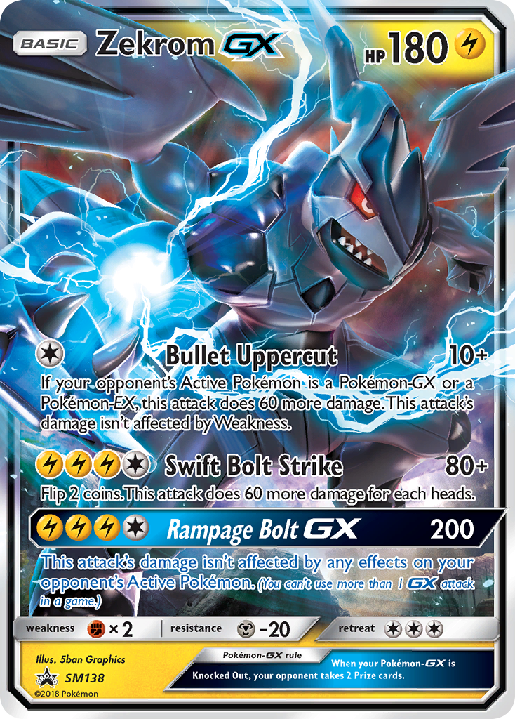 Zekrom GX (SM138) [Sun & Moon: Black Star Promos] | Play N Trade Winnipeg