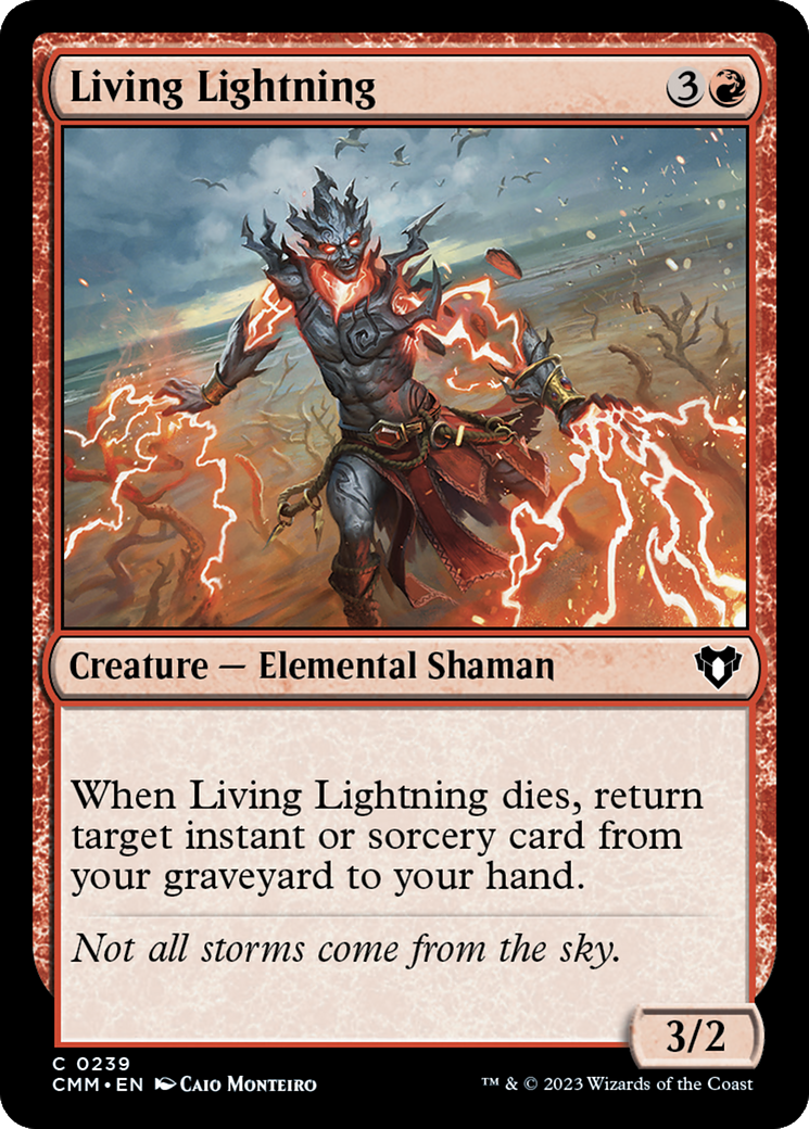 Living Lightning [Commander Masters] | Play N Trade Winnipeg