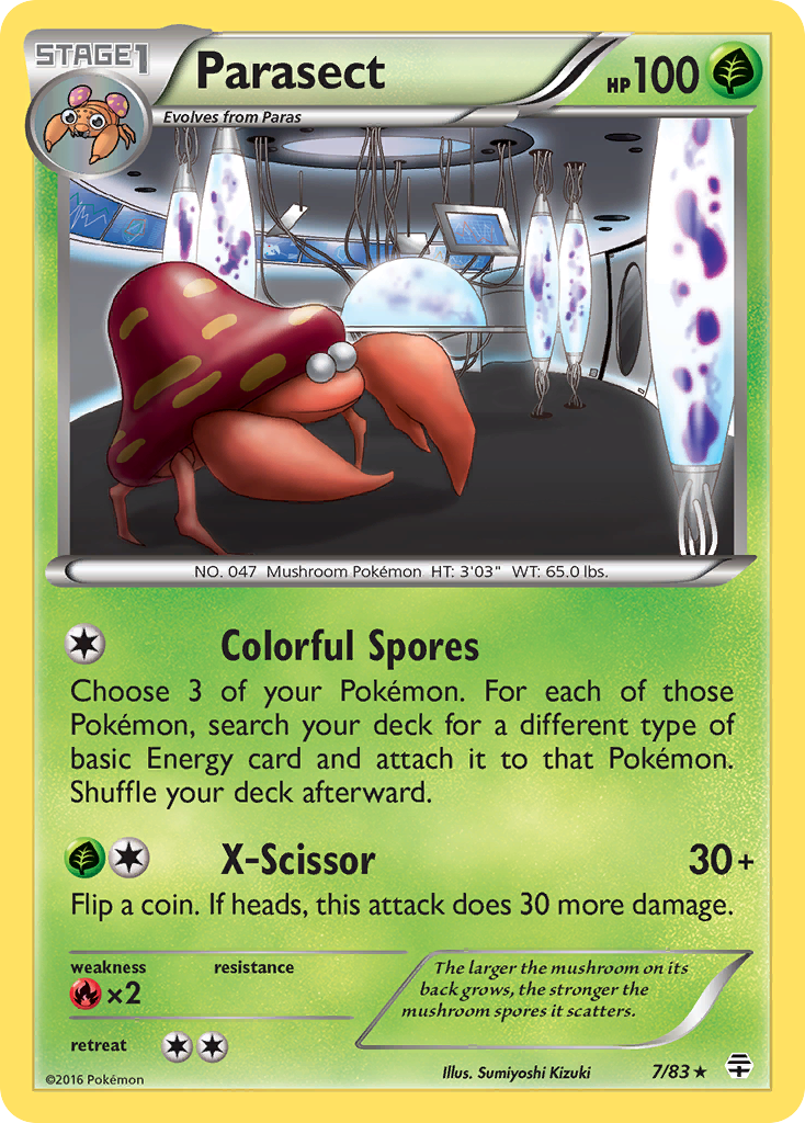 Parasect (7/83) [XY: Generations] | Play N Trade Winnipeg