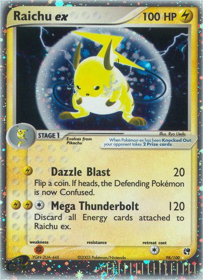 Raichu ex (98/100) [EX: Sandstorm] | Play N Trade Winnipeg