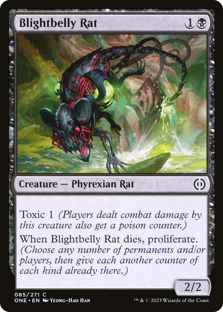 Blightbelly Rat [Phyrexia: All Will Be One] | Play N Trade Winnipeg