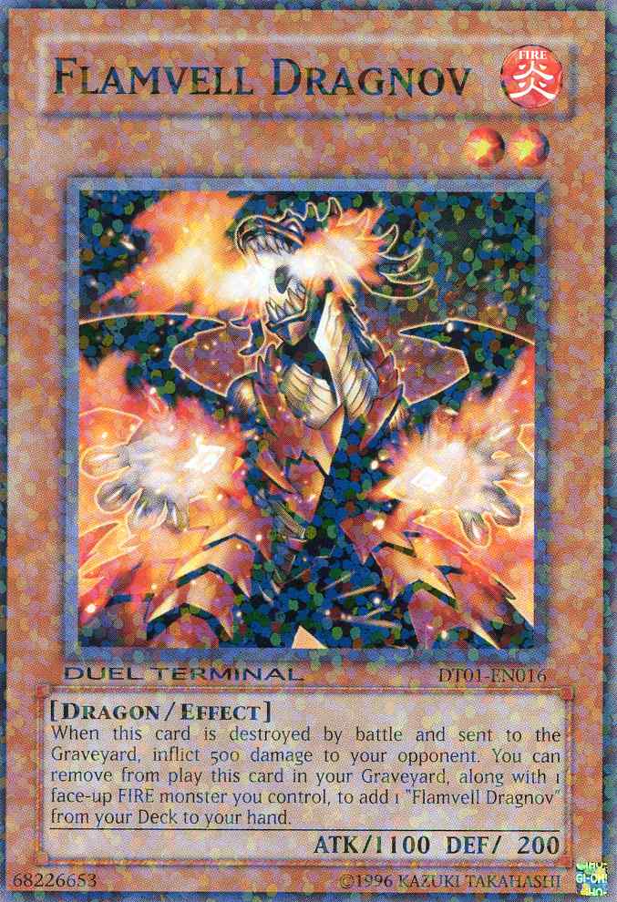 Flamvell Dragnov [DT01-EN016] Super Rare | Play N Trade Winnipeg