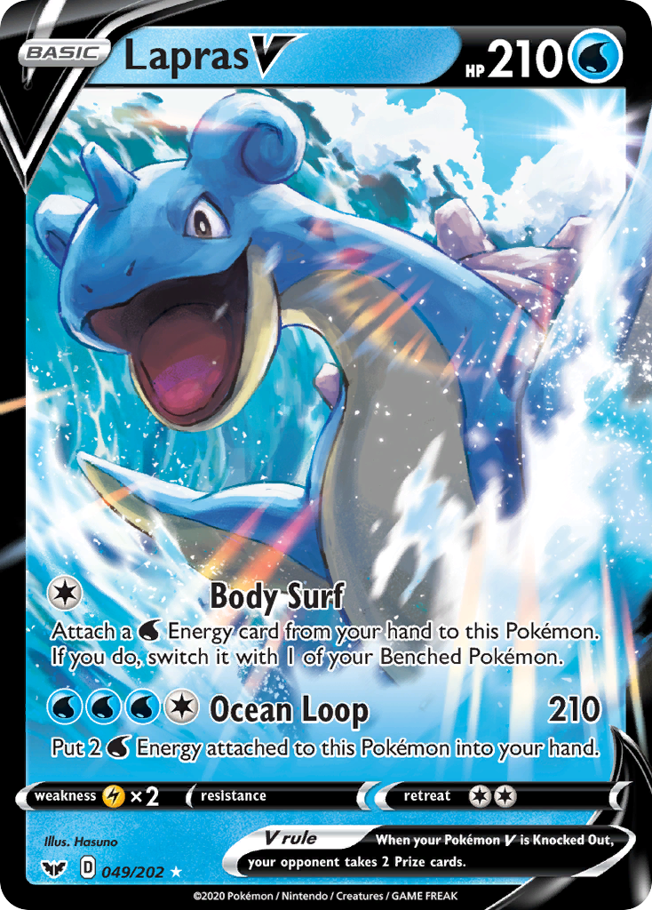 Lapras V (049/202) [Sword & Shield: Base Set] | Play N Trade Winnipeg