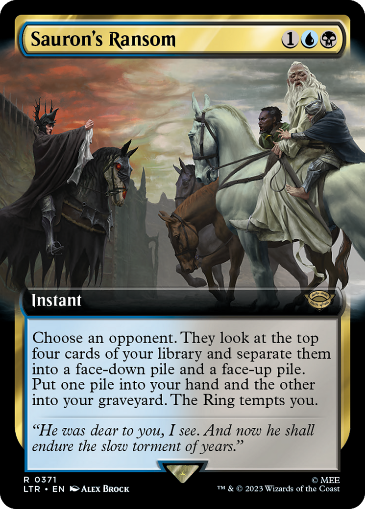 Sauron's Ransom (Extended Art) [The Lord of the Rings: Tales of Middle-Earth] | Play N Trade Winnipeg