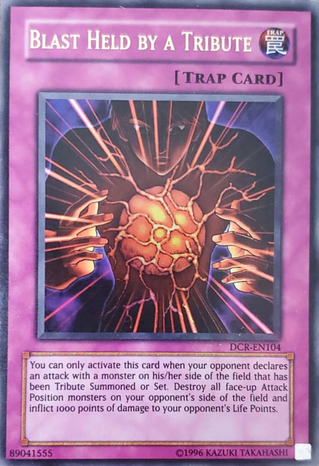 Blast Held by a Tribute [DCR-EN104] Ultra Rare | Play N Trade Winnipeg