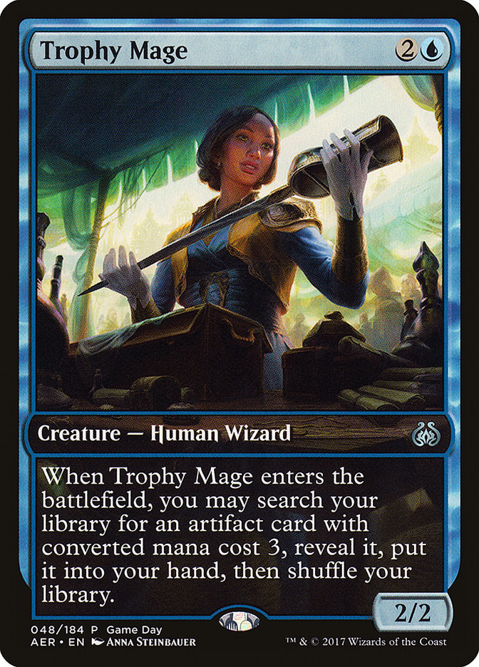 Trophy Mage (Game Day) [Aether Revolt Promos] | Play N Trade Winnipeg