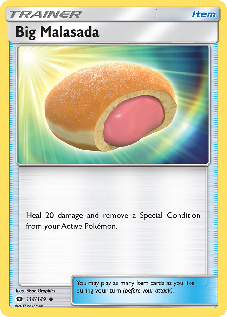 Big Malasada (114/149) [Sun & Moon: Base Set] | Play N Trade Winnipeg