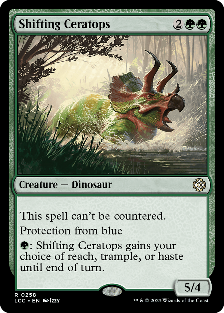 Shifting Ceratops [The Lost Caverns of Ixalan Commander] | Play N Trade Winnipeg