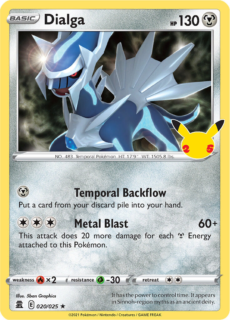 Dialga (020/025) [Celebrations: 25th Anniversary] | Play N Trade Winnipeg