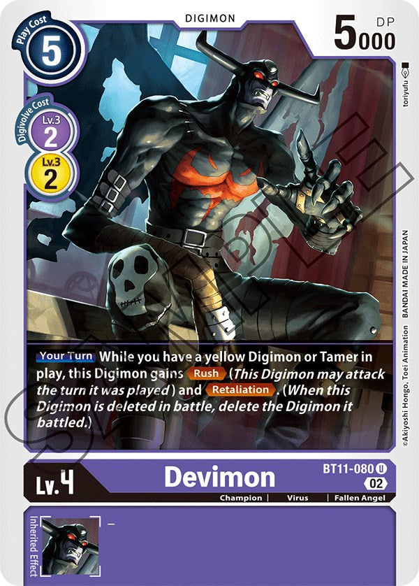 Devimon [BT11-080] [Dimensional Phase] | Play N Trade Winnipeg